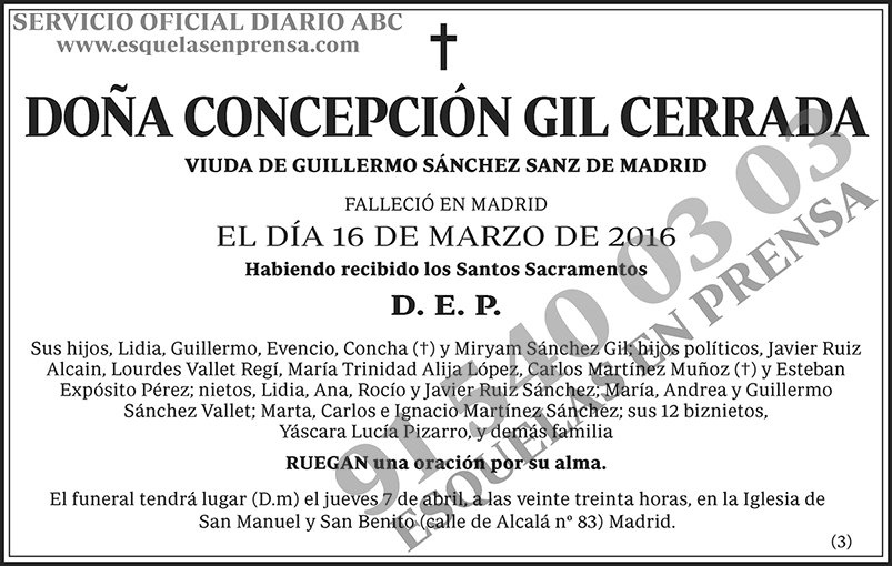 Concepción Gil Cerrada